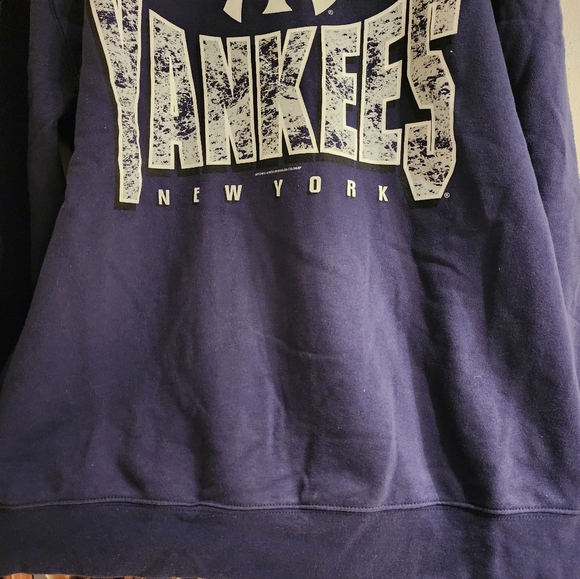 Mitchell & Ness Yankees crew sweater L NWOT Navy blue - Picture 3 of 7